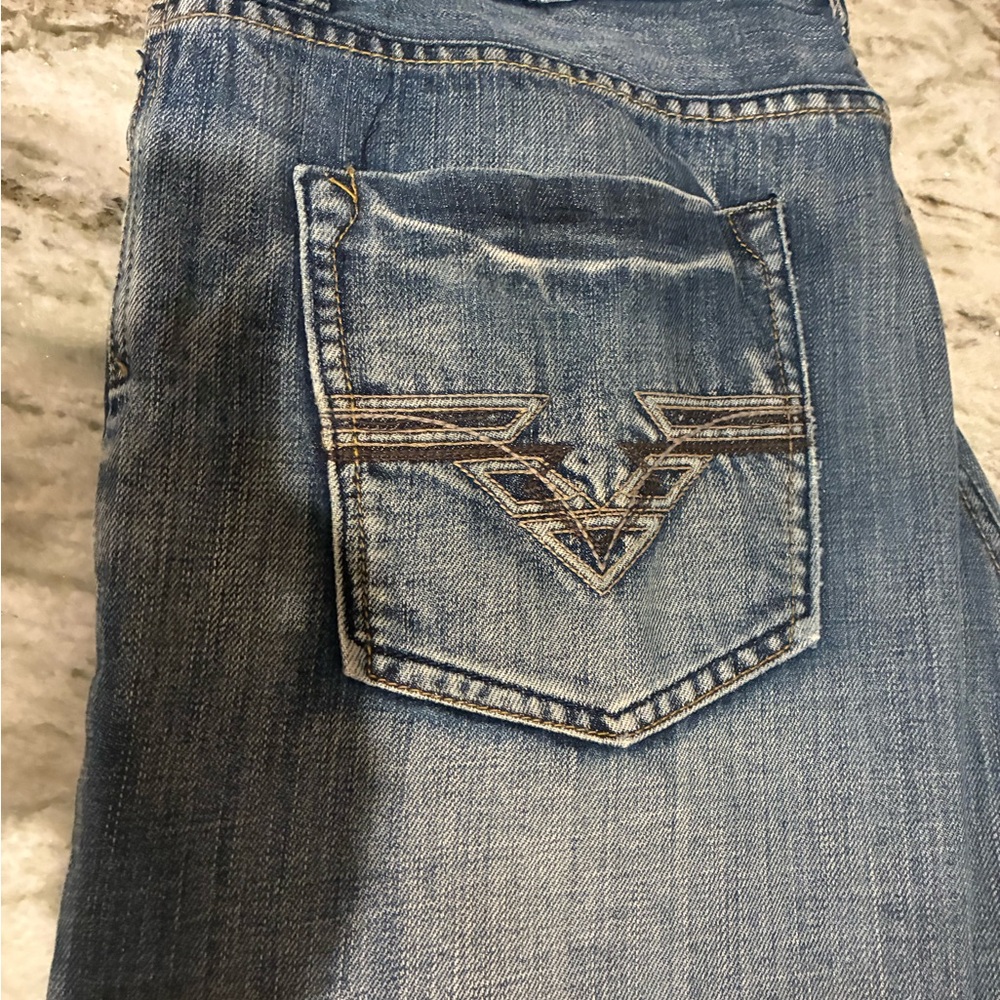 Men's Bootcut Jeans - Blue size 36 x 32